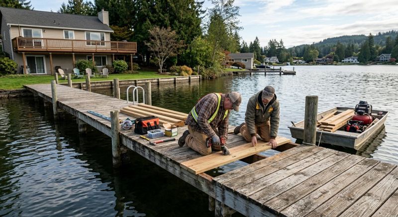 Dock Wood Replacement in Overland Park, KS