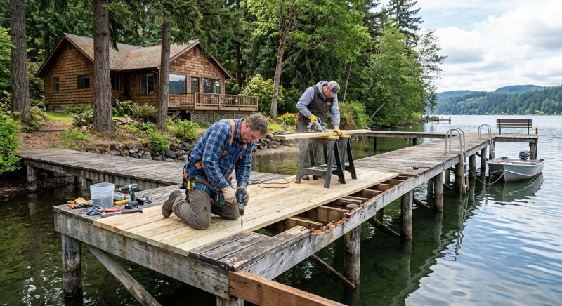Dock Wood Replacement in Denver County, CO