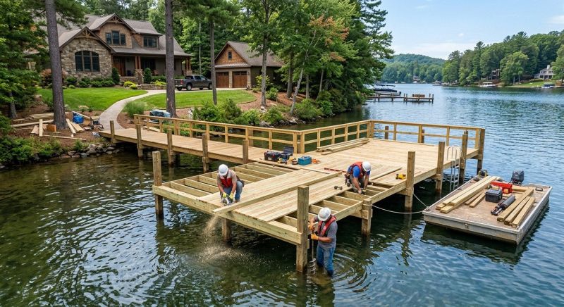 Pond Dock Construction in Denver, CO