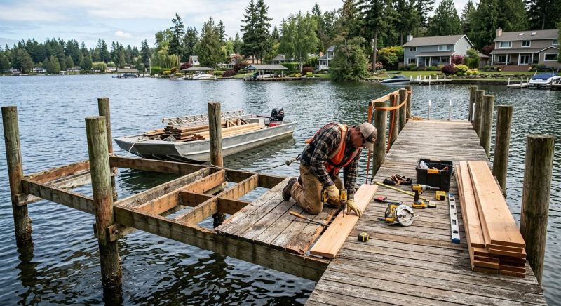 Water Dock Repair in Overland Park, KS