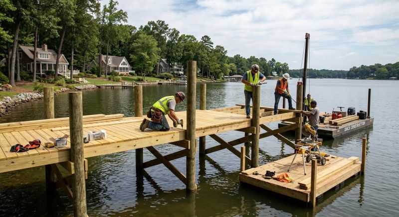 Pond Dock Construction in Kansas City, MO