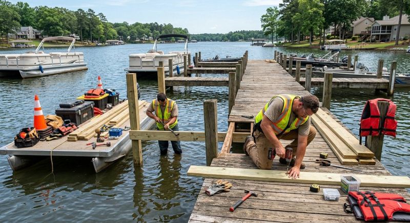 Wood Dock Repair in Littleton, CO